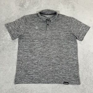 LEGENDS Shirt Mens Extra Large Gray Polo Short Sleeve Athletic Performance